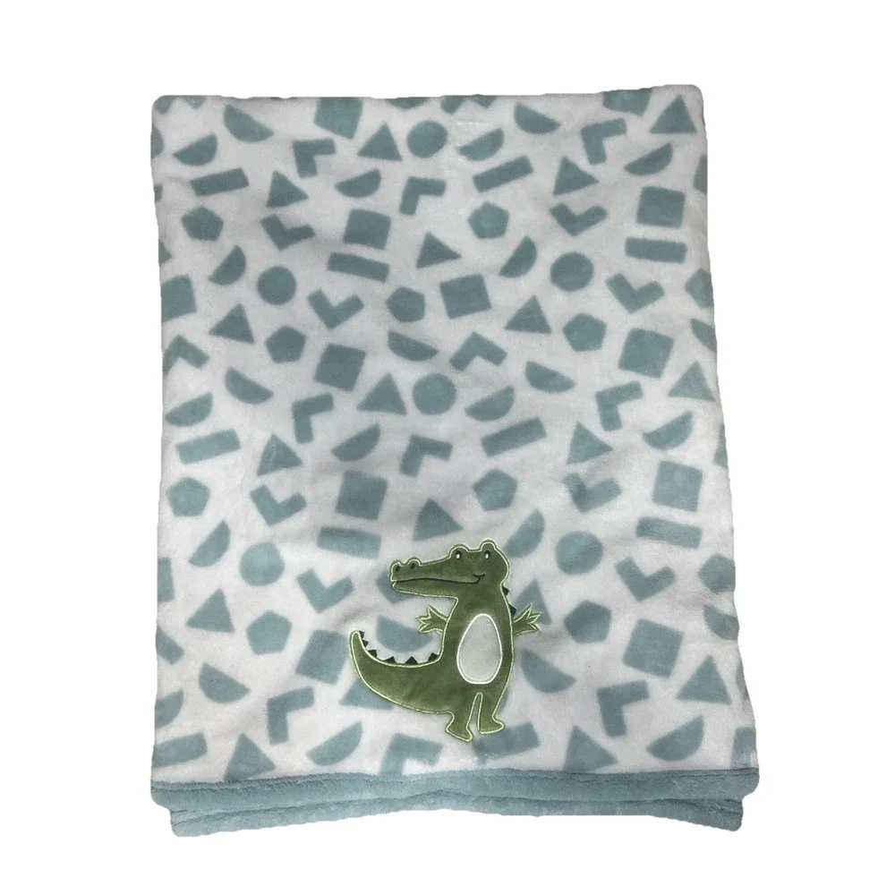 Parents  Choice Alligator Crocodile Baby Blanket‎ 30x40